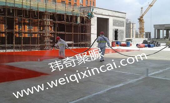 哈尔滨华鸿-红星美凯龙商业广场屋面聚脲防水工程